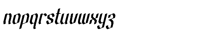 Barklise Italic Font LOWERCASE