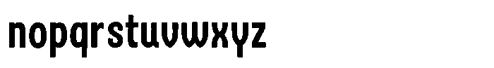 Barland Sans Regular Font LOWERCASE