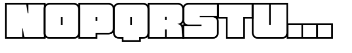 Barle Outline Regular Font LOWERCASE