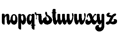 Barlin Vintage Font LOWERCASE