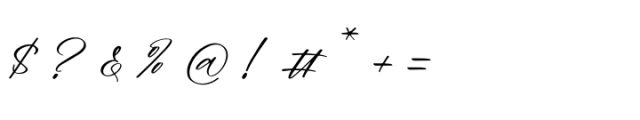 Barlinda Rainbow Regular Font OTHER CHARS