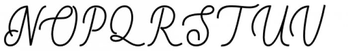 Barlington Regular Font UPPERCASE