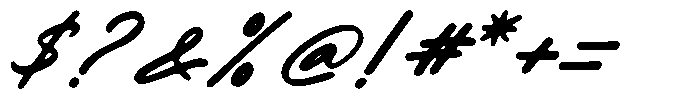 Barlinotes Italic Font OTHER CHARS