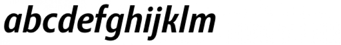 Barnaul Grotesk Bold Italic Font LOWERCASE