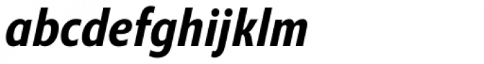 Barnaul Grotesk ExtraBold Italic Font LOWERCASE