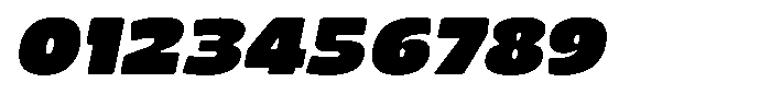 Barni Slant Bold Oblique Font OTHER CHARS