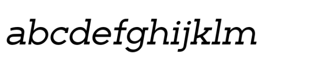 Barnic Slab Italic Font LOWERCASE