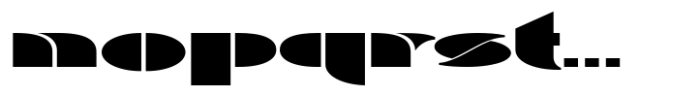Baro XTD Expanded Font LOWERCASE