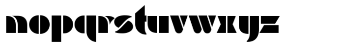 Baro XTD Variable Font LOWERCASE