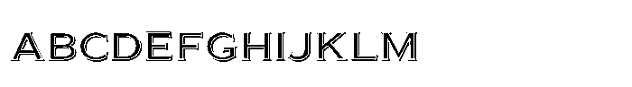 Baronial Bold Font UPPERCASE