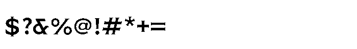 Baronial Regular Font OTHER CHARS