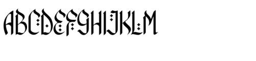 Barqah Font UPPERCASE