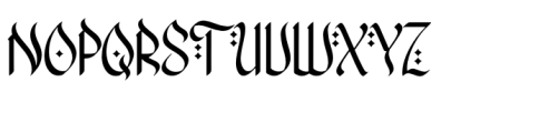 Barqah Font UPPERCASE