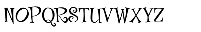 Barquesville Font UPPERCASE