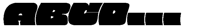 Barred Sans Bold Font UPPERCASE