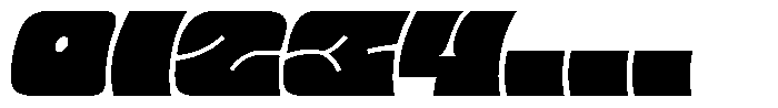 Barred Sans Regular Font OTHER CHARS
