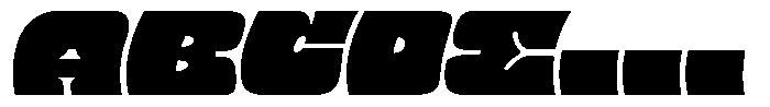 Barred Sans Regular Font UPPERCASE