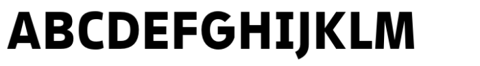 Barrierefrei Sans Bold Font UPPERCASE