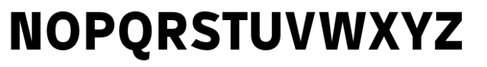 Barrierefrei Sans Bold Font UPPERCASE
