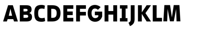 Barrierefrei Sans Heavy Font UPPERCASE