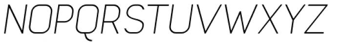 Barrister Sans Light Italic Font UPPERCASE