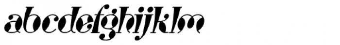 Barrowboy Italic Font LOWERCASE