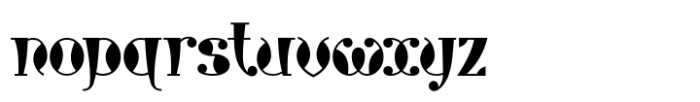 Barrowboy Regular Font LOWERCASE