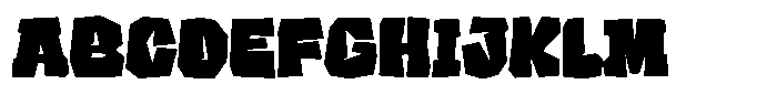 Bars Font UPPERCASE