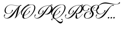 Barsela Calligraphy Font UPPERCASE