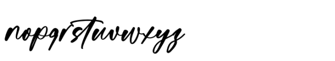 Bartely Cactus Regular Font LOWERCASE