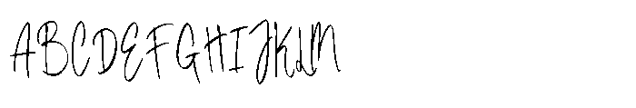 Bartersay Signature Font UPPERCASE