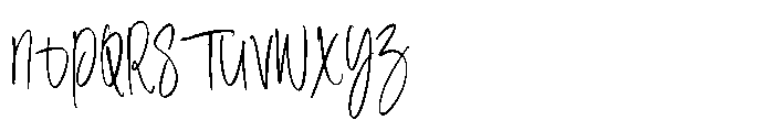 Bartersay Signature Font UPPERCASE