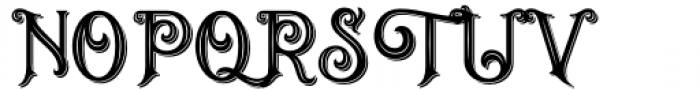 Barthez Inline Shadow Font UPPERCASE