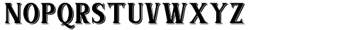 Barthez Shadow Font LOWERCASE