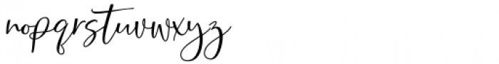 Barthley Script Regular Font LOWERCASE