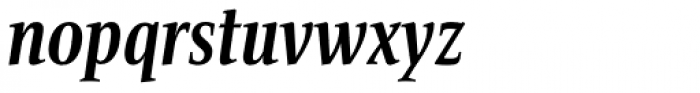 Bartholeme ExtraBold Italic Font LOWERCASE