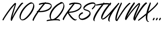 Barthon Riverside Script Font UPPERCASE