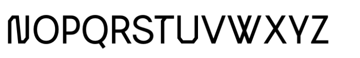 Bartine Regular Font UPPERCASE