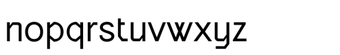 Bartine Regular Font LOWERCASE