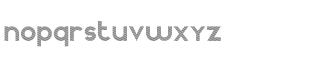 Bartino Stripes Font LOWERCASE