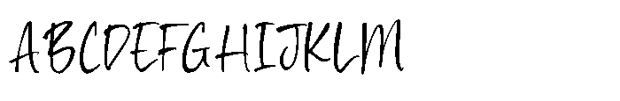 Barton Miles Font UPPERCASE
