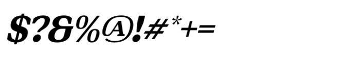 Bartone Italic Font OTHER CHARS