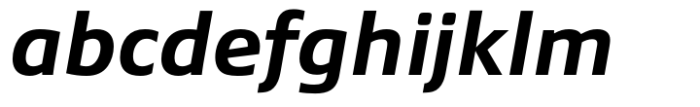 Bartosh Bold Italic Font LOWERCASE