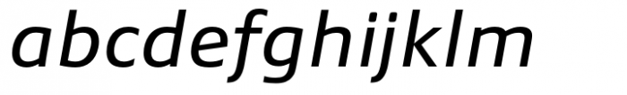 Bartosh Italic Font LOWERCASE