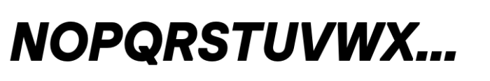 Baru Sans Black Italic Font UPPERCASE