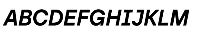 Baru Sans Bold Italic Font UPPERCASE