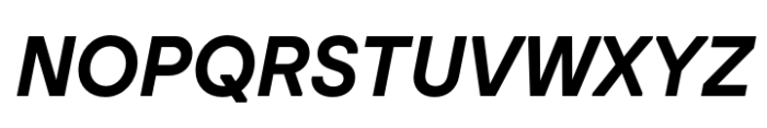 Baru Sans Bold Italic Font UPPERCASE