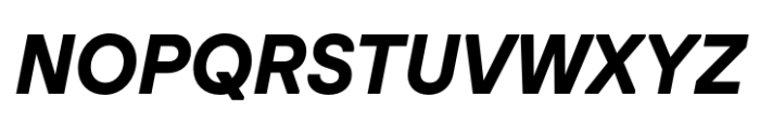 Baru Sans Extra Bold Italic Font UPPERCASE