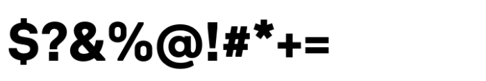 Baru Sans Extra Bold Font OTHER CHARS