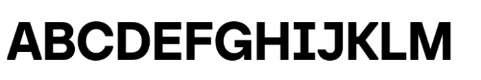 Baru Sans Extra Bold Font UPPERCASE
